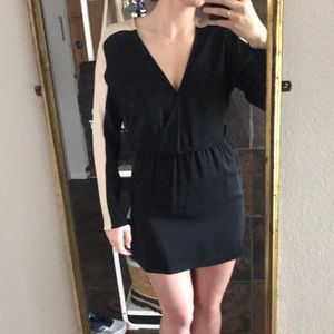 Parker Long Sleeve Silk Dress